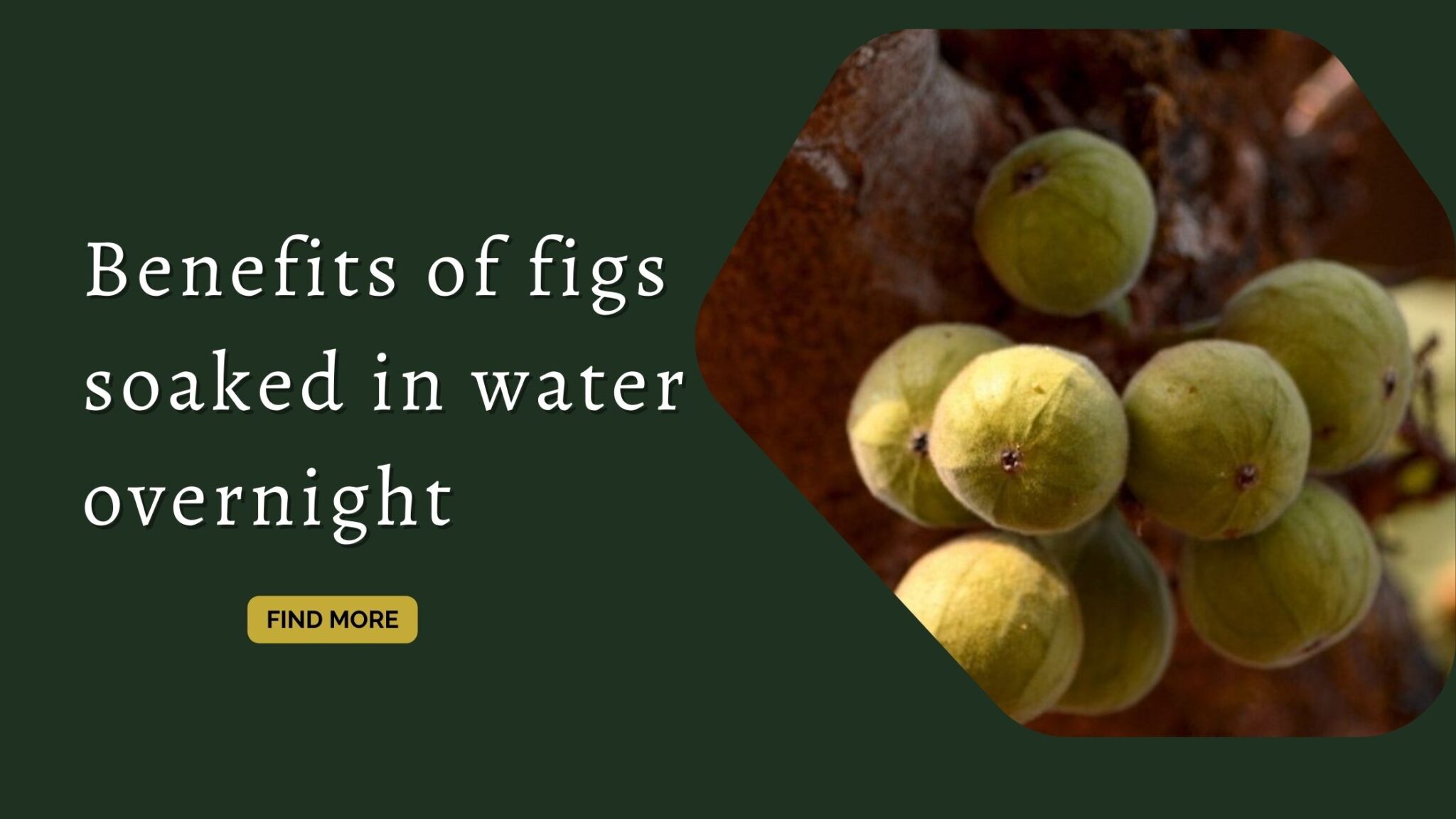 Benefits Of Figs Soaked In Water Overnight