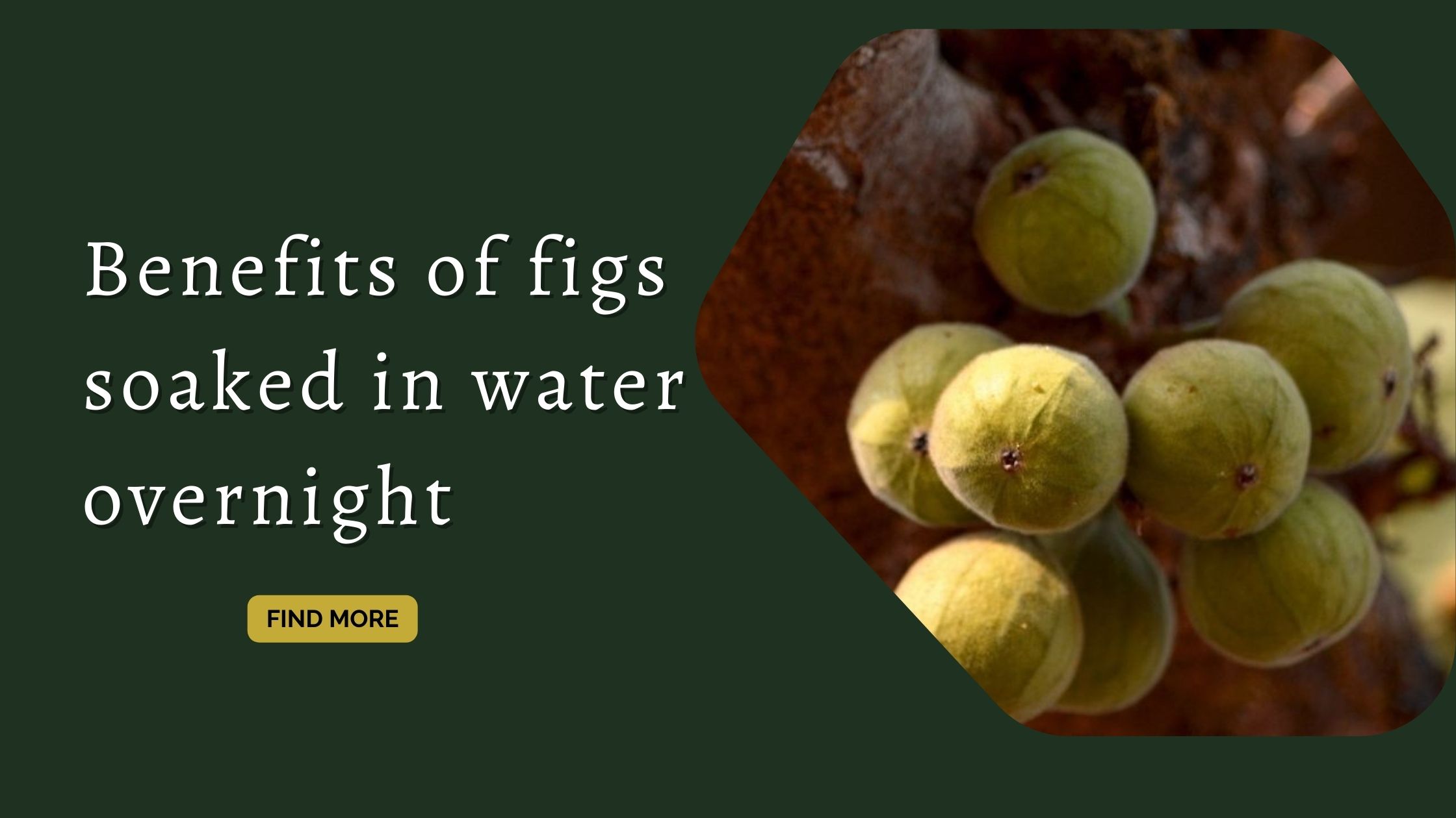 Benefits of Figs Soaked in Water Overnight
